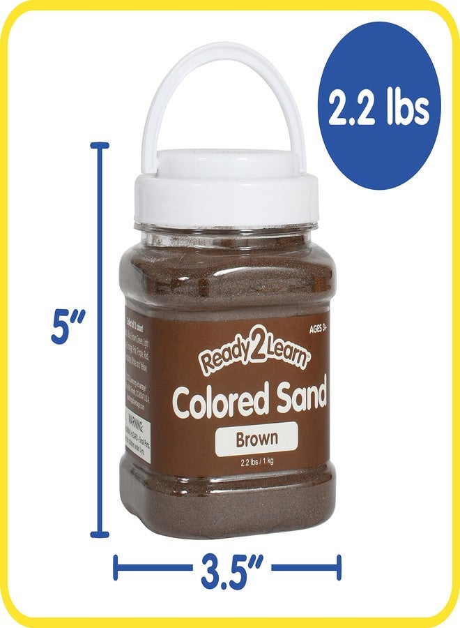 Ready 2 Learn Colored Sand - Brown - 2.2 lbs - Play Sand for Kids - Perfect for Arts and Crafts, Sensory Bins, Wedding Decorations and Vase Filler - Image 2